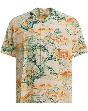 Sun Surf Maglietta "Scenario Del Giappone" - Multicolore