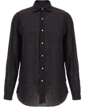 Finamore 1925 "Gaeta"-Shirt - Schwarz