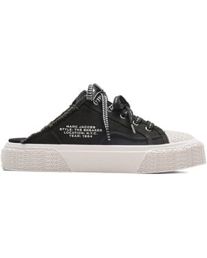 Marc Jacobs Black Cotton Sabot - Zwart