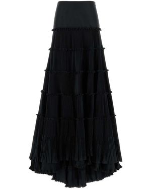 Blumarine Taffeta Mini Skirt - Black