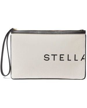 Stella McCartney Stella Mc Cartney Smc Canvas Pouch - Grey