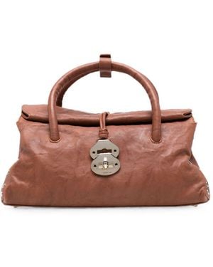 Zanellato Dotta Officina Small Leather Handbag - Brown