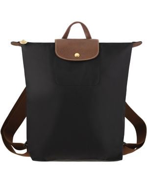 Longchamp Le Pliage Original M Canvas -Rucksack - Schwarz