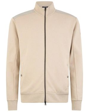 Herno Sweatshirt mit Reißverschluss - Natur