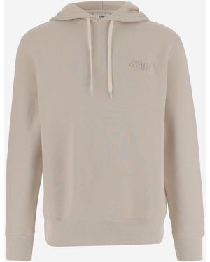 Autry Cotton Sweatshirt mit Logo - Weiß
