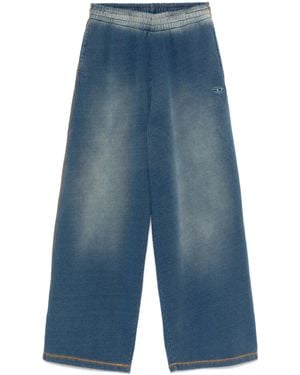 DIESEL Jogginghose Mit Weitem Bein - Blau
