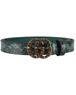 Gucci Cintura Gg Gg - Verde