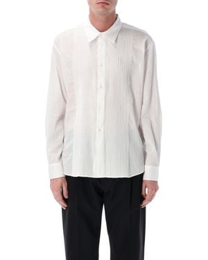 Our Legacy Ivory Pintuck Cotton Promise Shirt - White