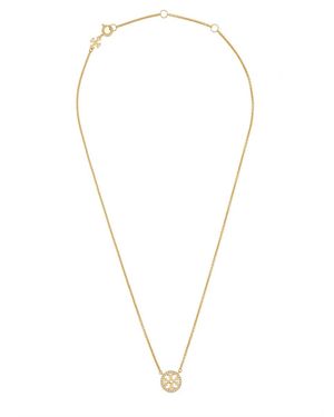 Tory Burch Collana "Miller" Pavè - Metallic