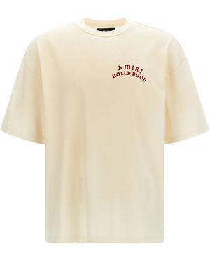 Amiri ' Hollywood' T -Shirt - Natur