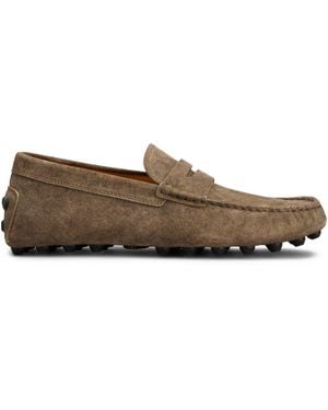 Tod's Gommino Leather Loafers - Brown