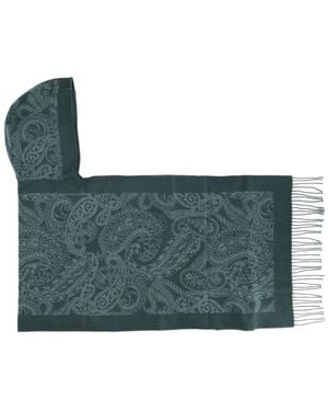 Etro Hooded Scarf - Green