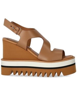 Paloma Barceló Zarine Camel Wedge Sandal - Brown