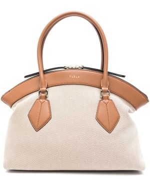 Furla Handtasche Aus Jacquard - Natur
