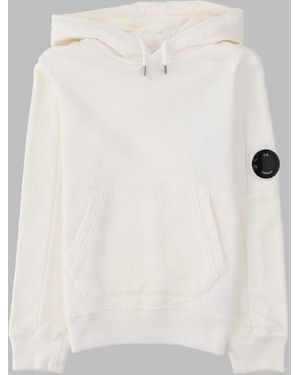 C.P. Company Sweatshirts Sweat Hooded - White