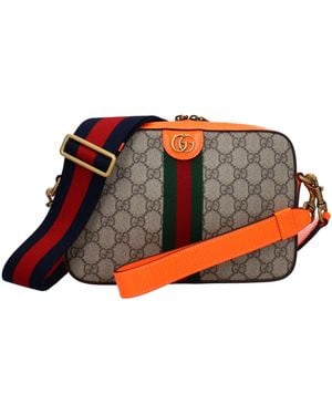Gucci Shoulder Bags Ophidia Fabric/ Fluo - Orange