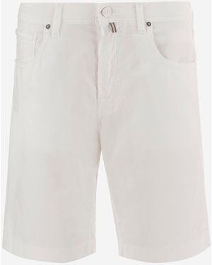 Jacob Cohen Stretch Cotton Shorts - White