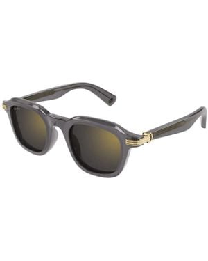 Cartier Ct0536 S Sunglasses - Gray
