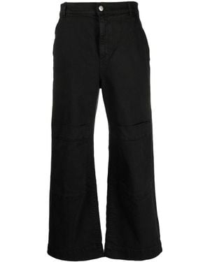 P.A.R.O.S.H. Low-Rise Wide-Leg Jeans - Black