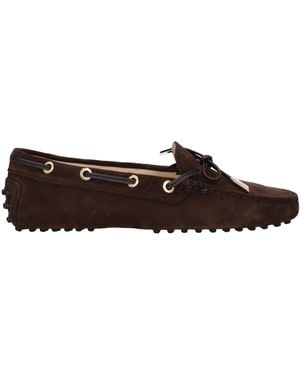 Tod's Tod 's Mocassini Frau Wildleder Brown - Braun