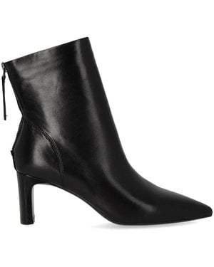 MISS OLIVIA Gaia Heeled Ankle Boot - Black