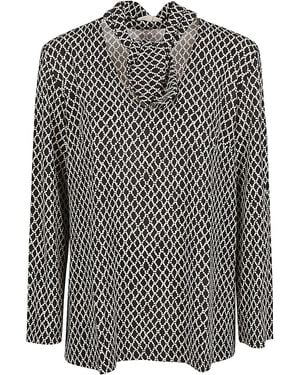 Siyu Printed Blouse - Black