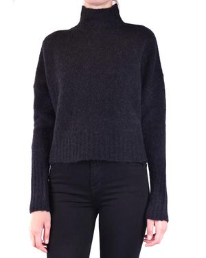 Pinko Sophisticated Sweater With High Neckline - Blau