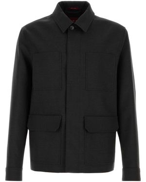 Gucci Wool Jacket With Buttons - Black