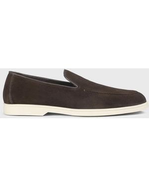 Doucal's Wildleder-Loafer - Braun