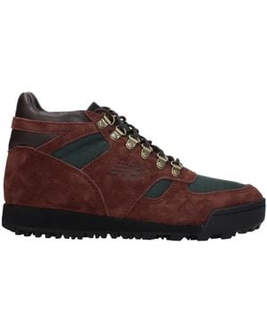 New Balance Stivaletti Uomo Camoscio Marrone/Verde Scuro - Brown