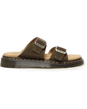 Dr. Martens Josef Wildleder-Sandalen Mit Schnalle - Braun