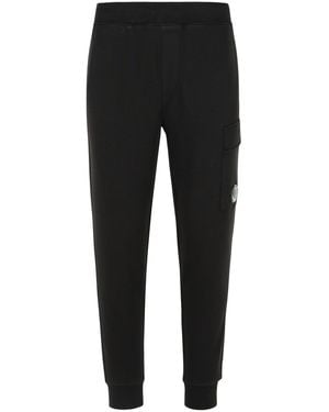 C.P. Company C.P. Firma 'Jogger' schwarze Baumwollhosen