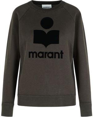 Isabel Marant 'Millyny' schwarzes Baumwollblend -Sweatshirt