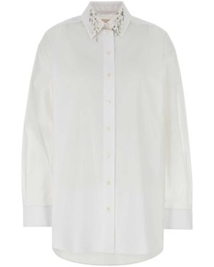 Givenchy Poplin Oversize Shirt - White