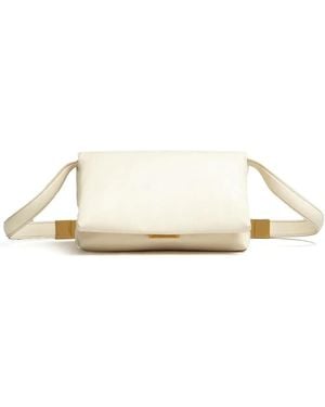 Marni Kleine Prisma Schultertasche - Natur