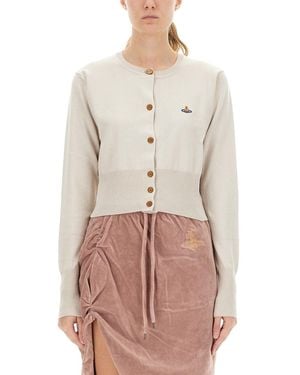 Vivienne Westwood Bea" Cardigan - Natural