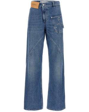 JW Anderson Twisted Workwear' Jeans - Blau