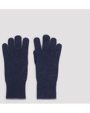 Brunello Cucinelli Brunello Cuccinello Gloves - Blue
