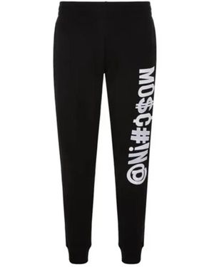 Moschino Logo joggingbroek - Zwart