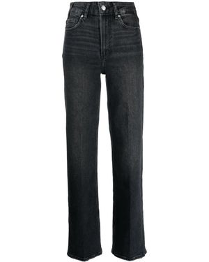 PAIGE Sasha Jeans mit weitem Bein - Schwarz