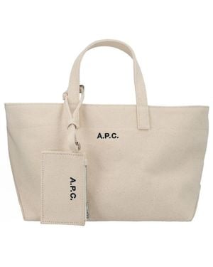 A.P.C. "Le Drummer" Tote Bag - Natural