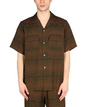 Needles Animalier Print Shirt - Green