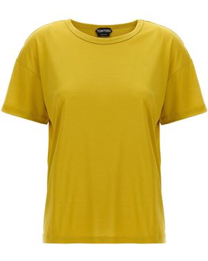 Tom Ford Silk T -Shirt - Gelb