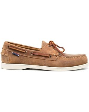 Sebago Docksides Portland Crazy H - Brown