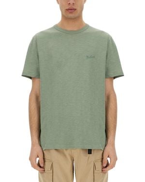Woolrich Flamed Cotton T Shirt - Green