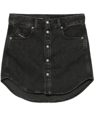DIESEL De-Ard Denim Minirock - Schwarz