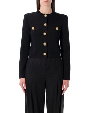 Balmain Pullover Schwarz - Blau