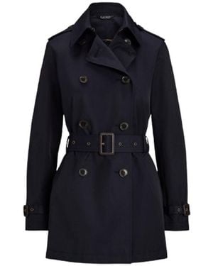 Ralph Lauren Db Blt Tr30" Gevoerde Jas - Blauw