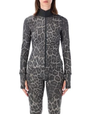 adidas By Stella McCartney Adidas By Stella Mccartney Adidas By Stella Mccartney Leopard Training Jacket - Grey