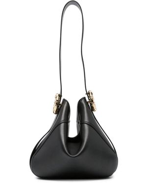 Lanvin Melodie -Umhängetasche in Leder - Schwarz